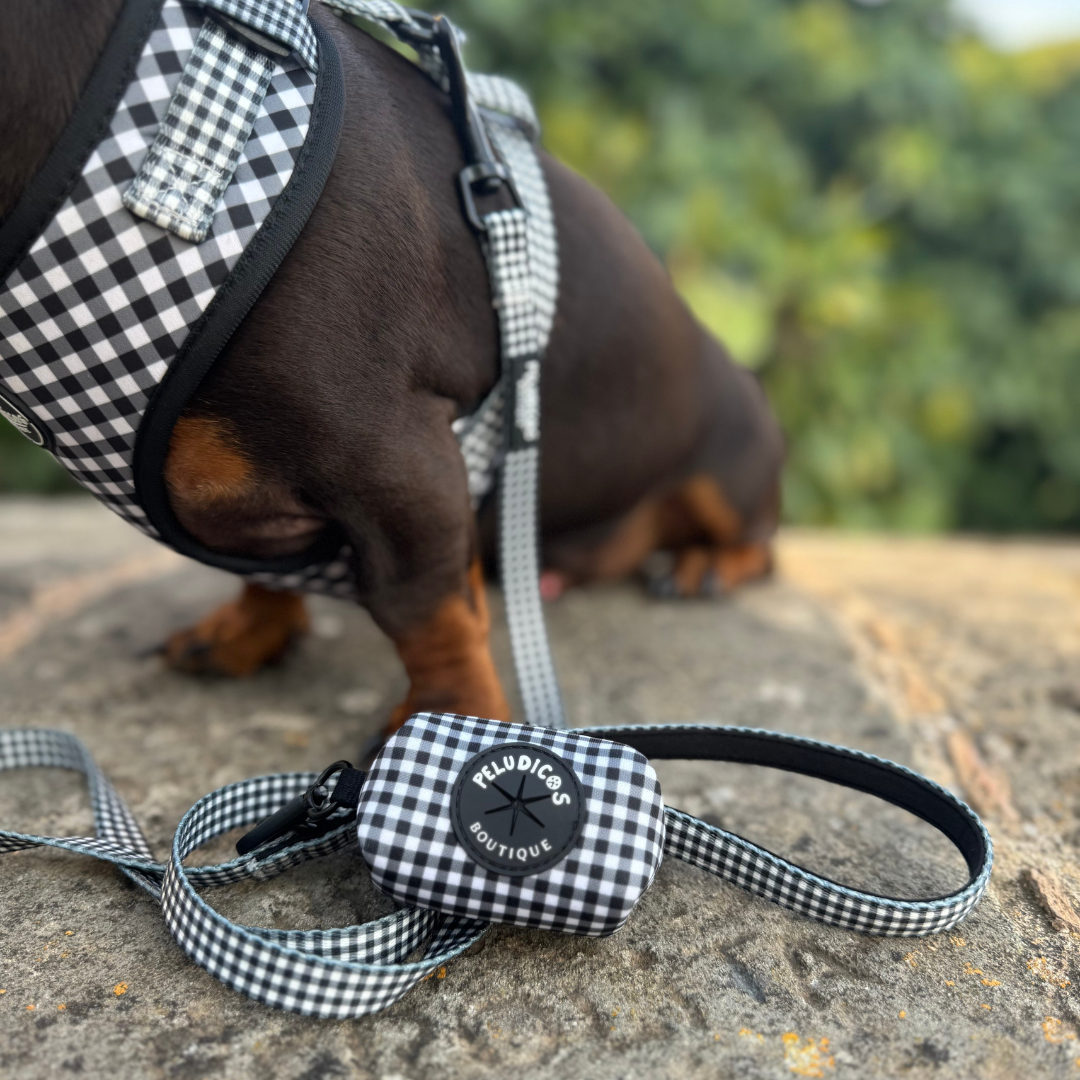 PORTA BOLSAS VICHY NEGRO