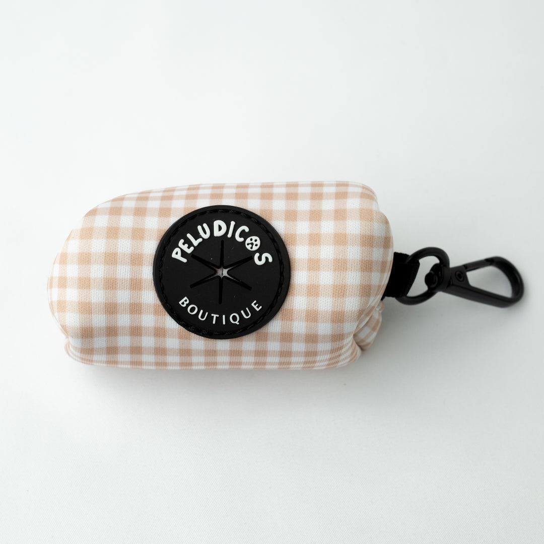 PORTA BOLSAS VICHY BEIGE