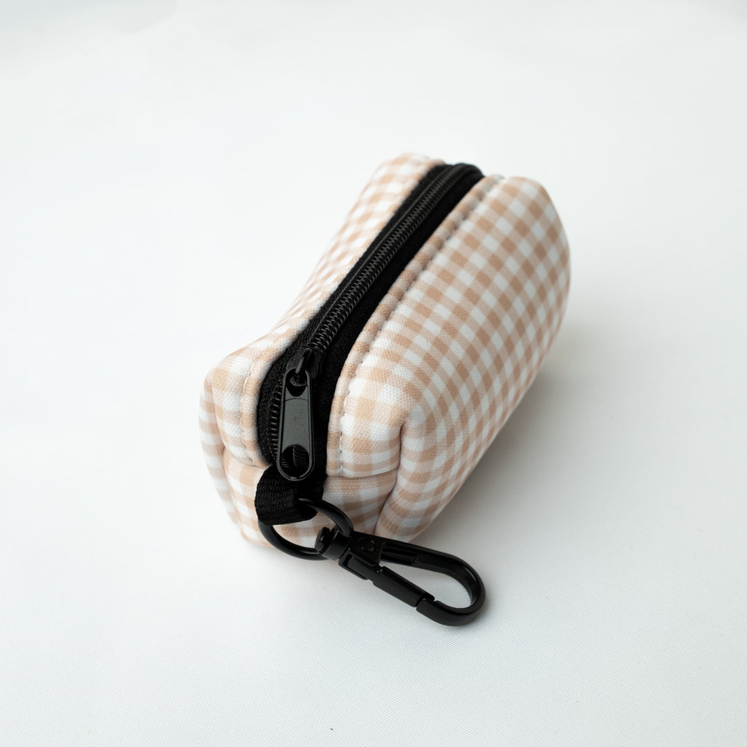 PORTA BOLSAS VICHY BEIGE