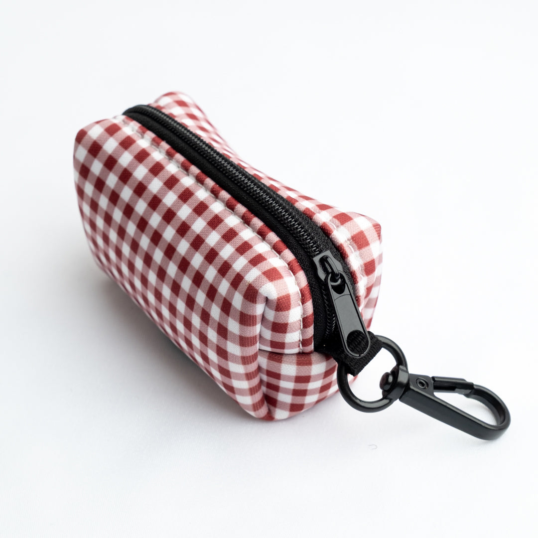 PORTA BOLSAS VICHY GRANATE