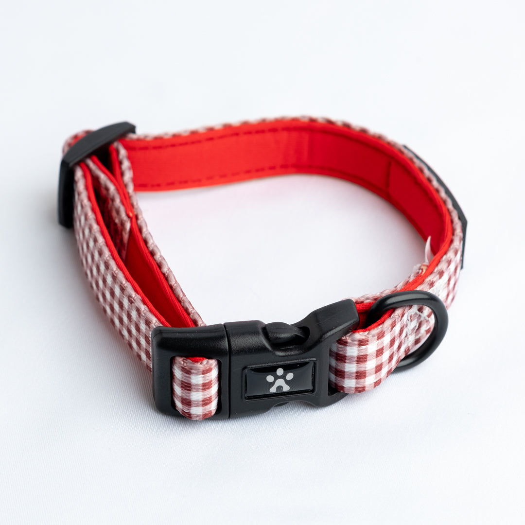 COLLAR VICHY GRANATE